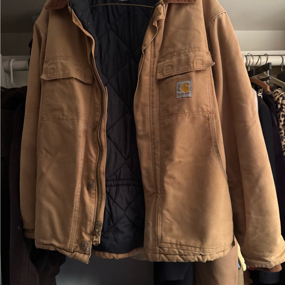 Carhartt Men's Brown Shirt Jacket